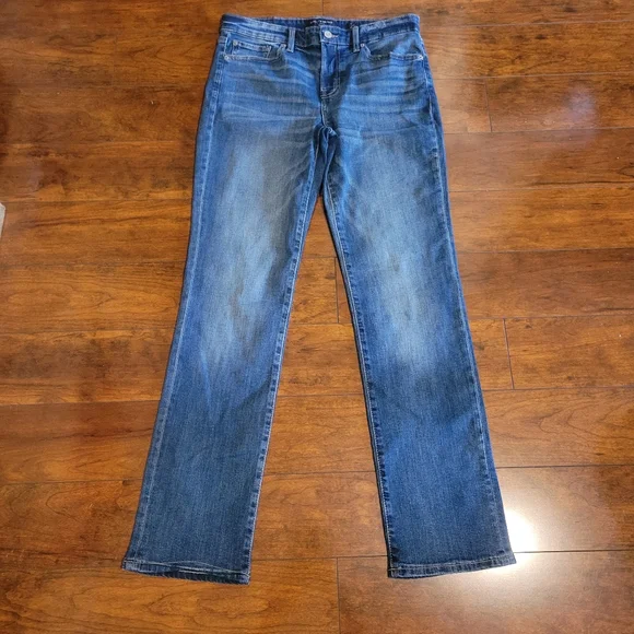 Sold NWT Lucky Brand Womens Sweet Straight Jeans Blue Denim Size 8/29 R. - Picture 2 of 14
